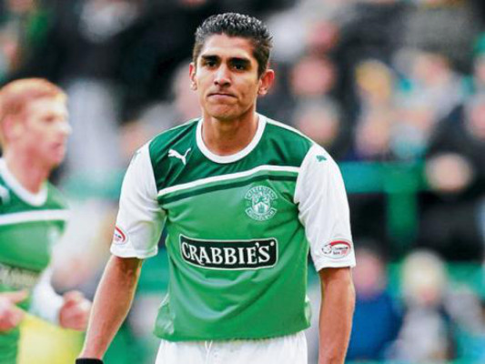 Jorge Claros sufrió una dura derrota con el Hibernian