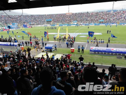 El llenazo de la afición del Motagua y Olimpia en la Gran Final del torneo Apertura