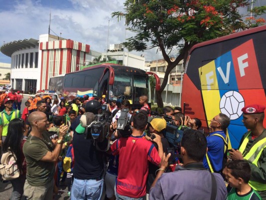 ¡Admirable! El espectacular recibimiento en Venezuela a su selección sub-20