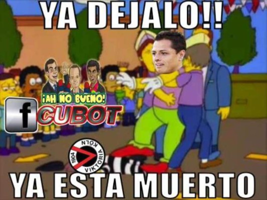 El Barcelona y Chicharito son objetos de burlas tras sus actuaciones de este miércoles