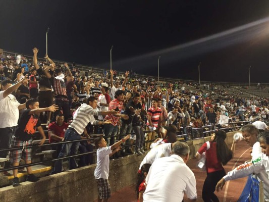 El juego Olimpia-Motagua en Nueva Orleans contado en imágenes