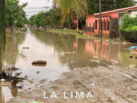 Durísimas imágenes: así lucen La Lima y Choloma devastadas por las lluvias que dejó Iota en Honduras