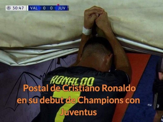 Memes arrecian contra Cristiano Ronaldo por su expulsión en Mestalla