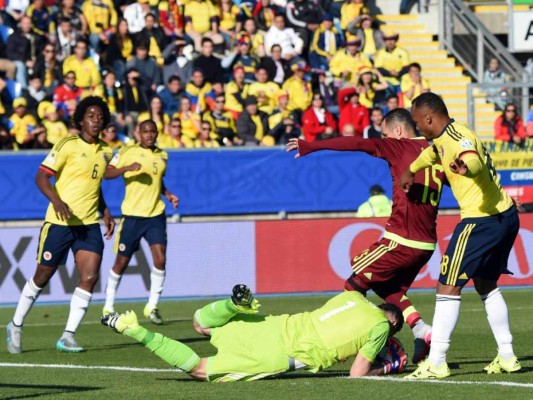 Venezuela vence 1 a 0 a Colombia en su debut en la Copa América