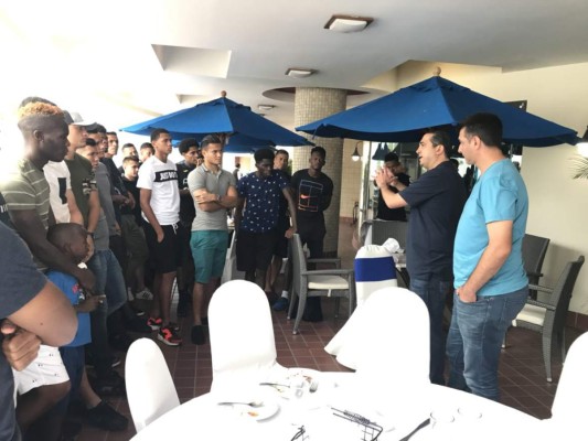 Así se la pasaron Motagua y Marathón un día antes de la ida de final