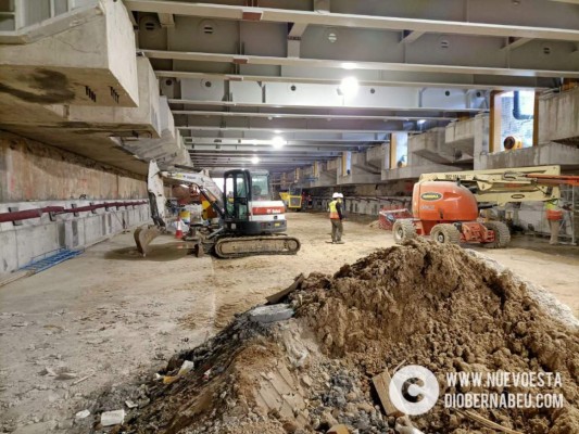 Esto pasa mientras el Real Madrid juega: la construcción 'escondida' debajo del Santiago Bernabéu