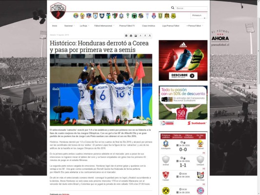 Prensa internacional destaca histórico pase de Honduras: 'De no creer'