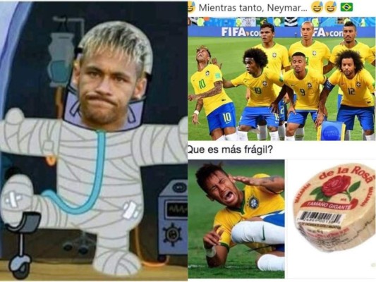 Los memes destruyen a Neymar por fingir faltas en un polémico Perú-Brasil