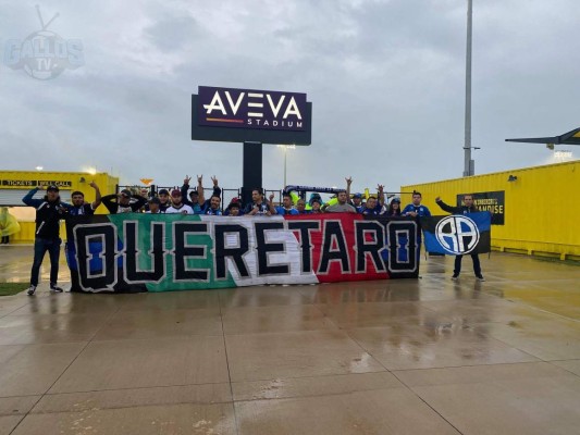 Fotos: Afición del Real España pone el ambiente y color en el amistoso con Querétaro en Houston