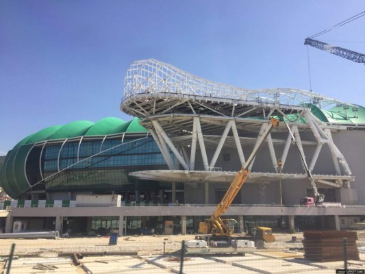 ¡INCREÍBLE! El imponente estadio turco que tiene forma de cocodrilo