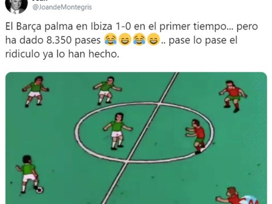 Los memes humillan al Barcelona tras sufrir ante el Ibiza en la Copa del Rey