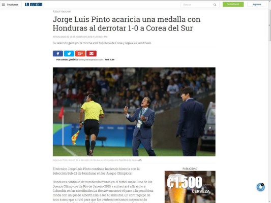 Prensa internacional destaca histórico pase de Honduras: 'De no creer'