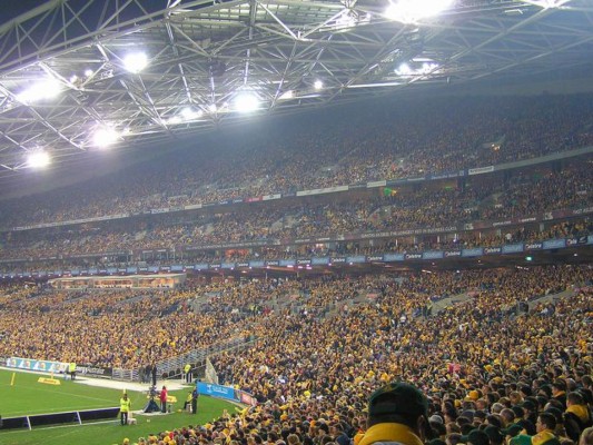¡Es una locura! Así se viven los partidos de Australia en el ANZ Stadium
