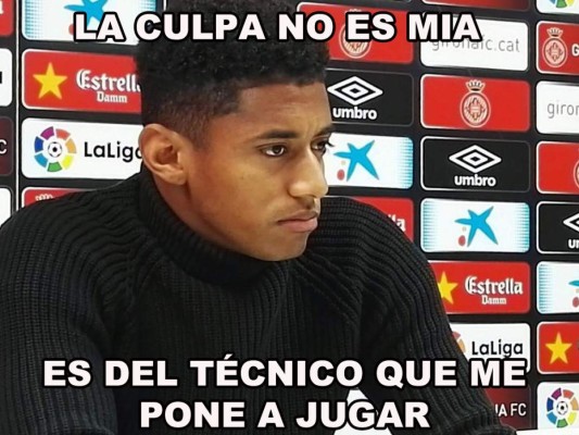 Los memes no perdonan al Girona y Choco Lozano tras eliminación ante el Real Madrid