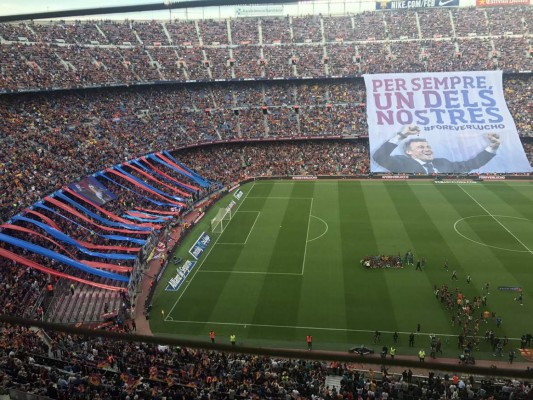 LO QUE NO SE VIO POR TV: El Real Madrid celebra y el Barcelona llora en el Camp Nou