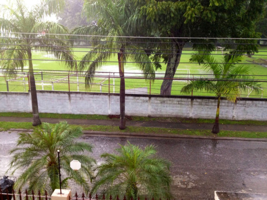 Inundaciones en zona norte de Honduras.