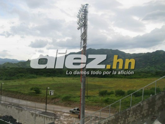 FOTOS: Así está el estadio de Choluteca, sede del Motagua-Olimpia