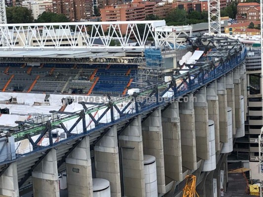 Descubren la megatubería subterránea: Así marcha la remodelación del Santiago Bernabéu