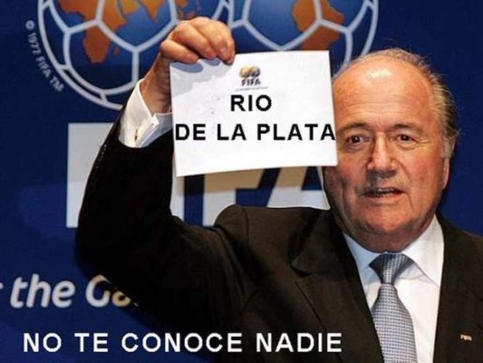 Joseph Blatter confundió a River y le llueven burlas en redes sociales
