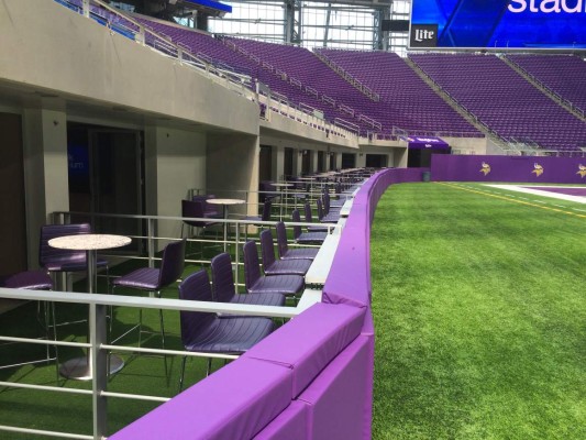 El espectacular estadio US Bank donde se jugará el Super Bowl LII