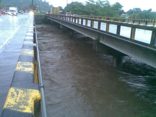Inundaciones en zona norte de Honduras.