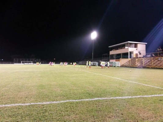 Este es el FBB Stadium de Belmopán donde Honduras jugará con Belice