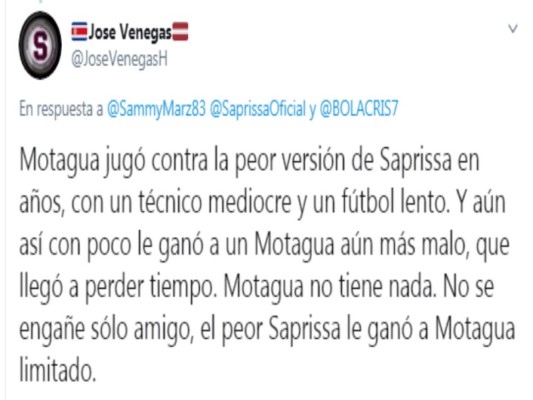 Afición y prensa deportiva creen en la remontada de Motagua ante Saprissa: 'El 26 será un infierno'&nbsp;&nbsp;&nbsp;