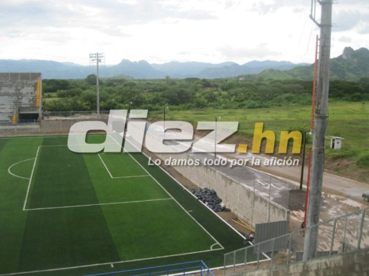 FOTOS: Así está el estadio de Choluteca, sede del Motagua-Olimpia