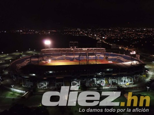 ¡ESPECTACULAR! Así luce el estadio Olímpico previo al Honduras-EUA
