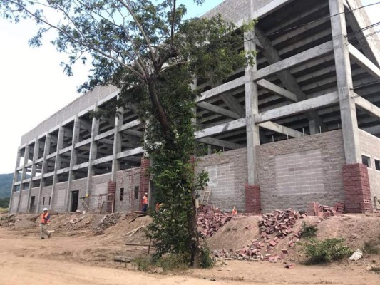 ¡CASI LISTO! Así luce estadio que inaugurarán Olimpia-Motagua en Choluteca