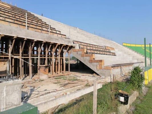Parrillas One muestra avances en su estadio; van por la segunda gradería&nbsp;&nbsp;&nbsp;