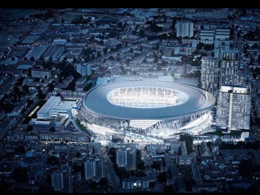 Así luce el nuevo estadio de 750 millones de euros del Tottenham de Inglaterra