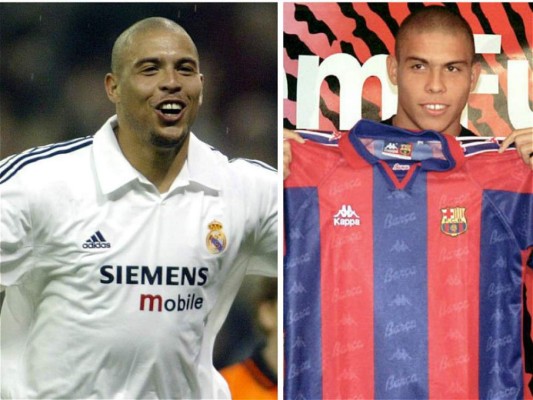 Futbolistas que vistieron la camiseta de Real Madrid y de Barcelona