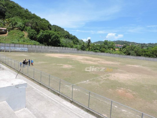 Así luce el estadio de Roatán tras los retoques para el Galaxy-Olimpia