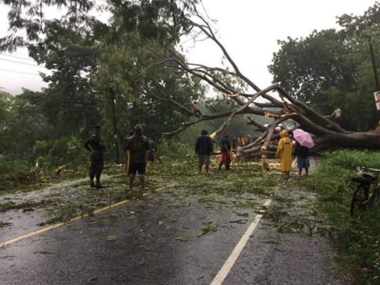 FOTOS: Caos y destrucción en Tegucigalpa por fuertes lluvias