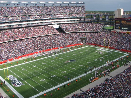 Así es el enorme Gillette Stadium, casa de los Patriots