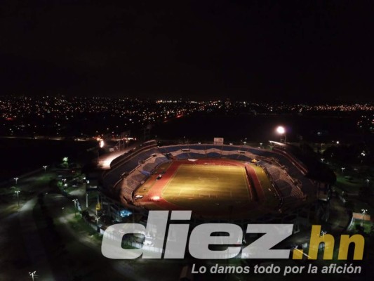 ¡ESPECTACULAR! Así luce el estadio Olímpico previo al Honduras-EUA