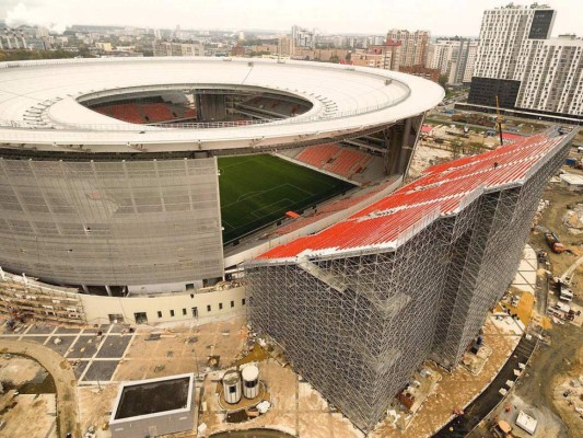 Ekaterimburg Arena, el estadio más raro del Mundial de Rusia 2018