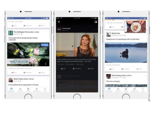 Los usuarios de Facebook reproducen 100 millones de horas de video al día