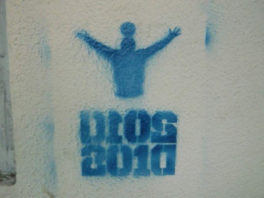 FOTOS: Los graffitis más sensacionales de Messi y Cristiano Ronaldo