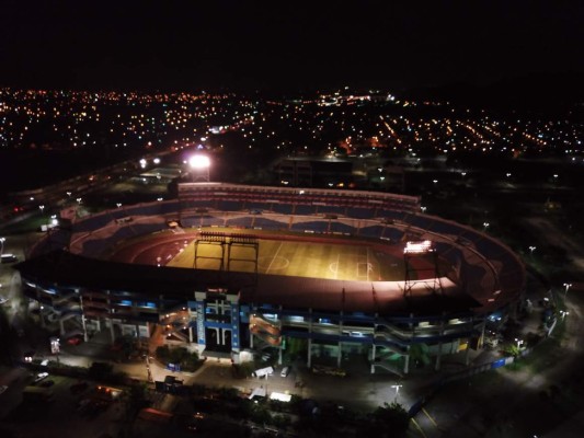 Así se ve el estadio Olímpico desde la última final del fútbol hondureño