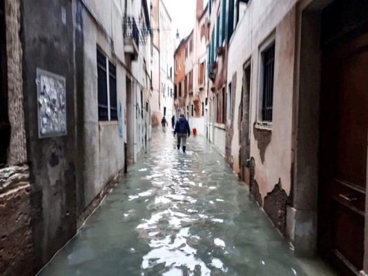 Devastación apocalíptica: Las impactantes imágenes de Venecia inundada