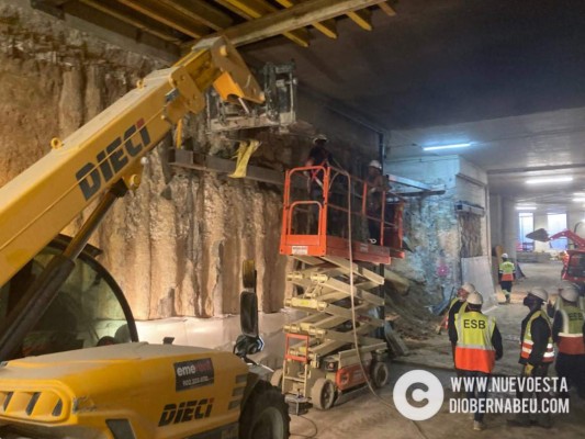 Esto pasa mientras el Real Madrid juega: la construcción 'escondida' debajo del Santiago Bernabéu