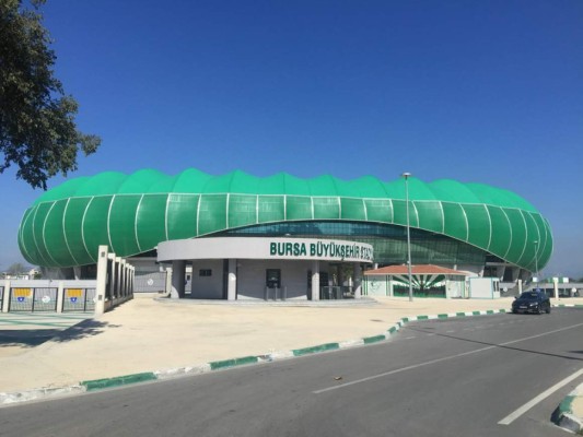 ¡INCREÍBLE! El imponente estadio turco que tiene forma de cocodrilo