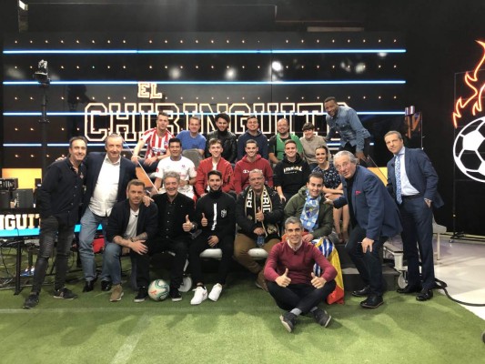 Aficionado de Olimpia estuvo en el último programa de 'El Chiringuito' en 2019&nbsp;&nbsp;&nbsp;