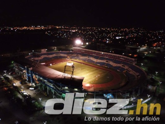 ¡ESPECTACULAR! Así luce el estadio Olímpico previo al Honduras-EUA