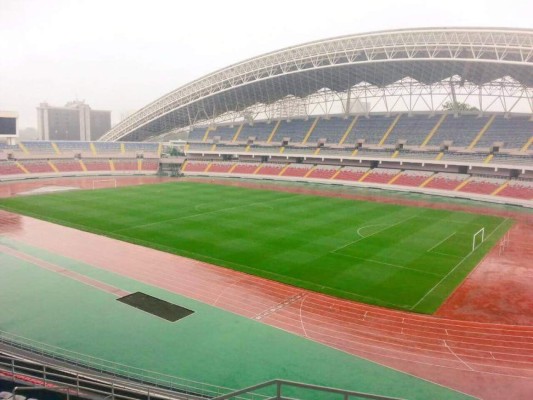 ¡Espectacular drenaje! Así luce estadio de Costa Rica pese a torrencial aguacero