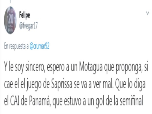 Afición y prensa deportiva creen en la remontada de Motagua ante Saprissa: 'El 26 será un infierno'&nbsp;&nbsp;&nbsp;