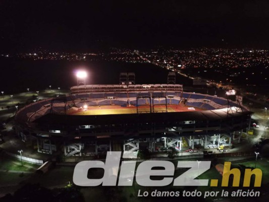 ¡ESPECTACULAR! Así luce el estadio Olímpico previo al Honduras-EUA