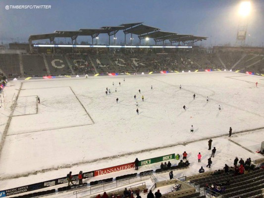 ¡A 18° bajo cero! Colorado-Portland Timbers, el partido más frío de la historia de MLS